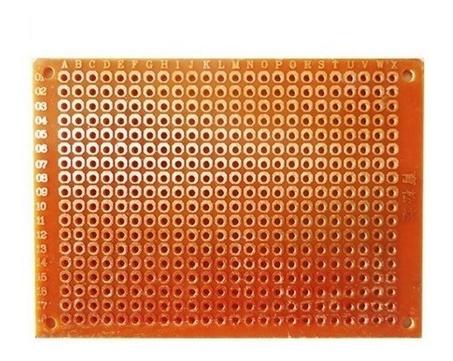 Pcb simple face 7 x 5 cm plaque cuivre