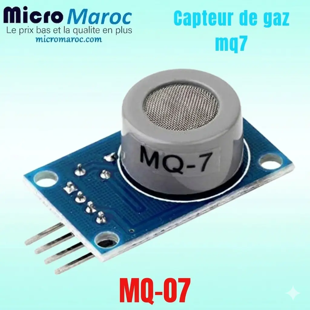 Capteur de gaz MQ7 pour Arduino