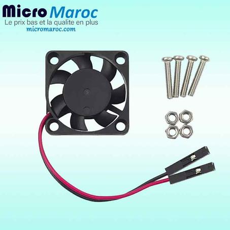Mini ventilateur 5v dc pour Arduino  avec vis de fixation