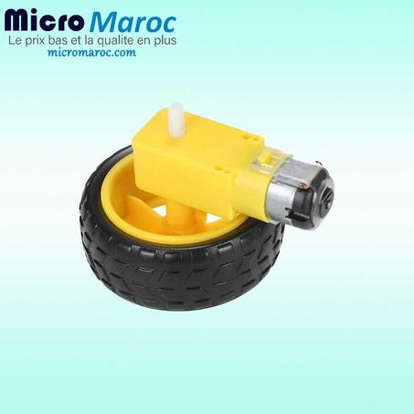 Moteur et roue tension 3 à 6v