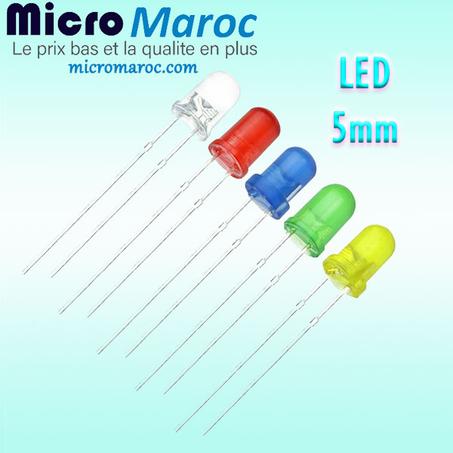 Led 5mm (lot de 5 Led)