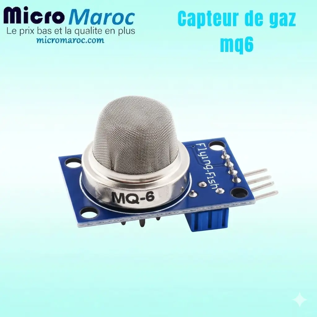 Capteur de gaz MQ6 pour Arduino