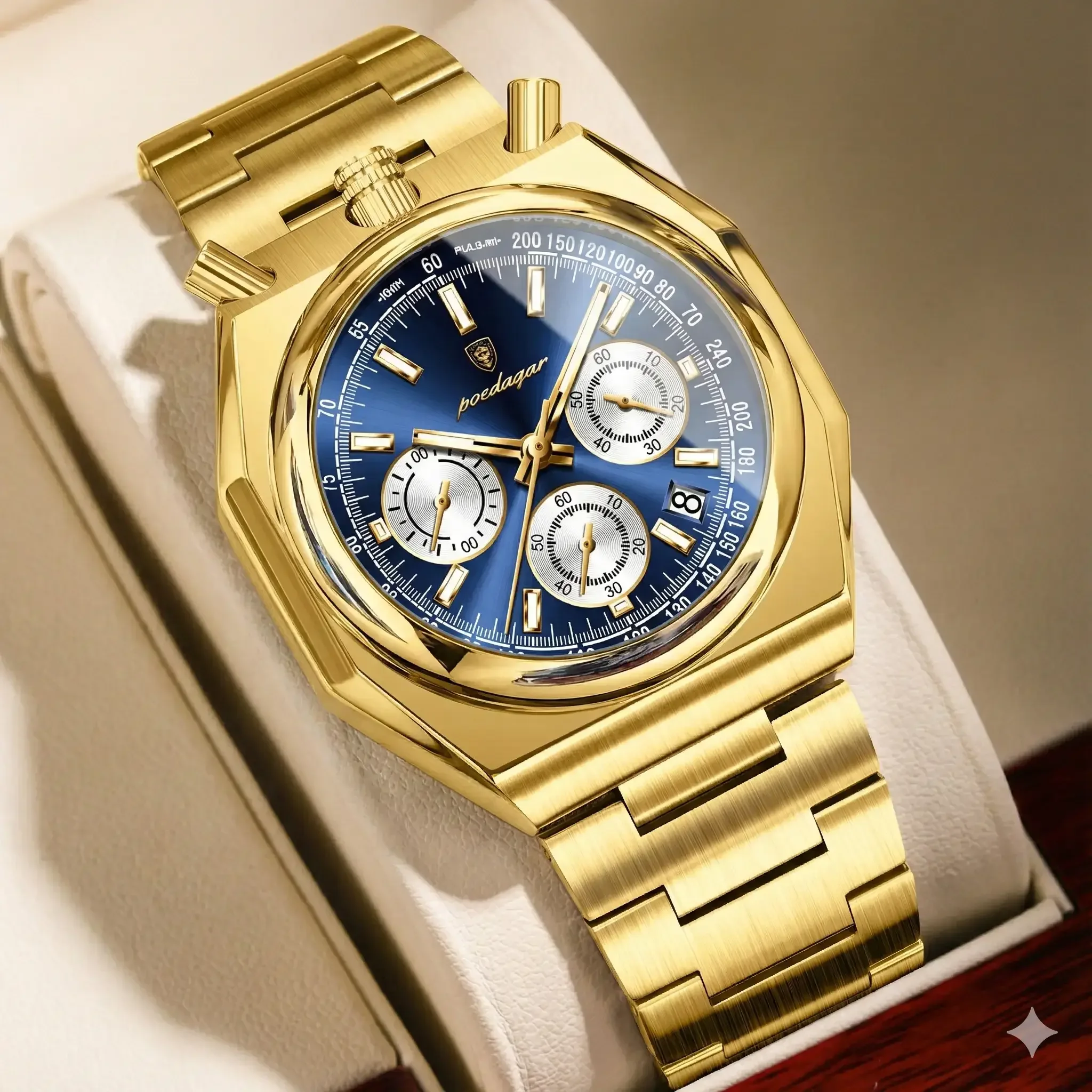 ساعة كلاسيكية فاخرة