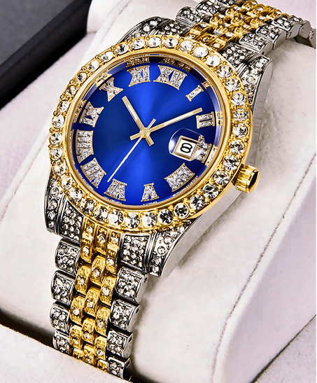 ساعة ماسية فاخرة