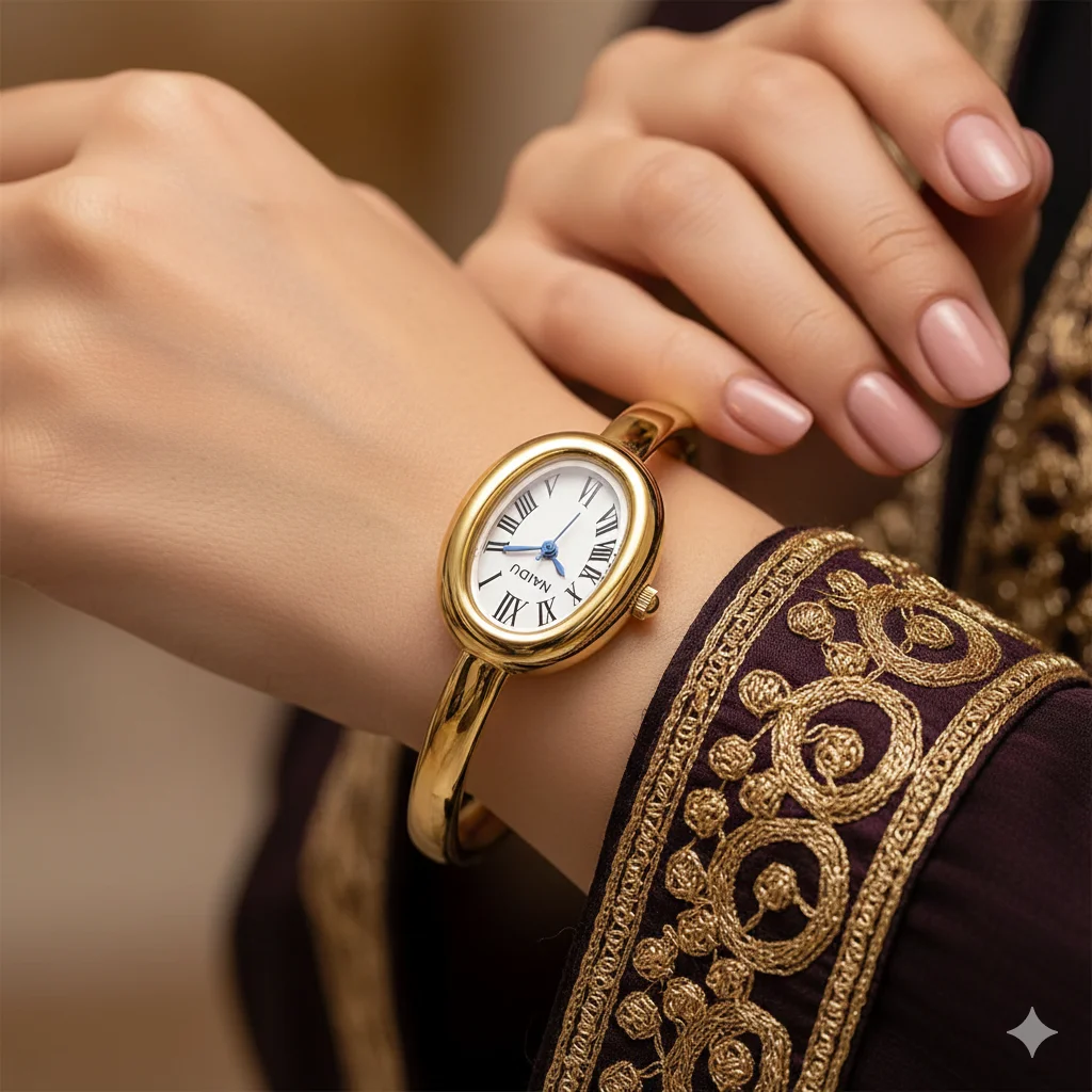 ساعة كلاسيكية فاخرة