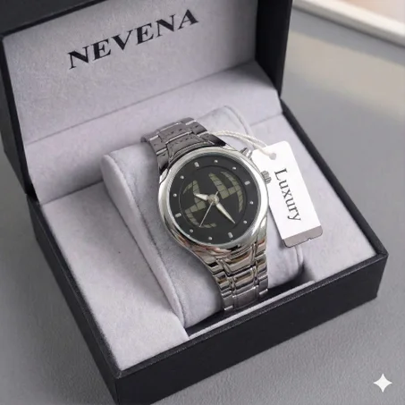 ساعة كلاسيكية رقمية فاخرة