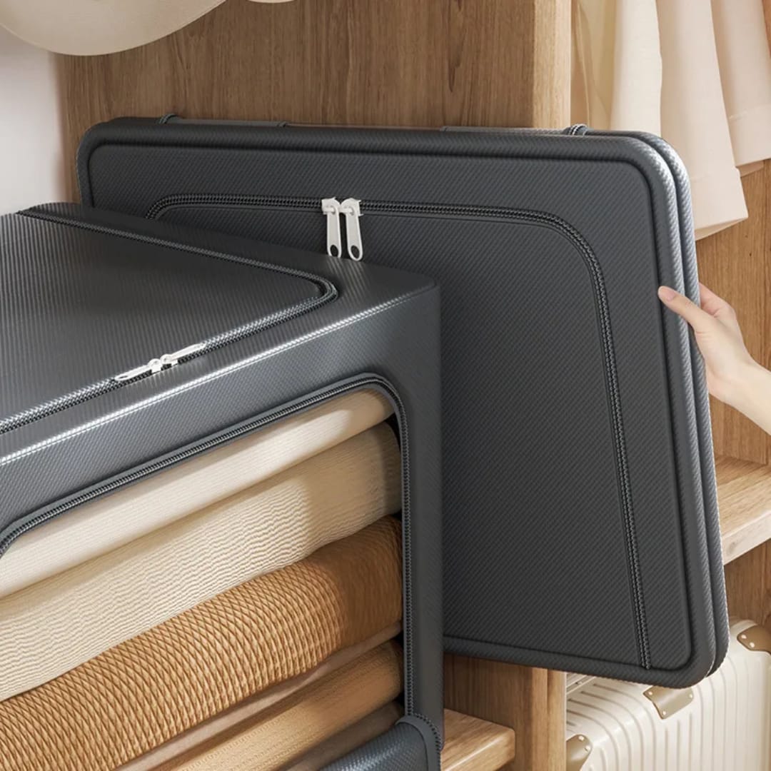 Rangement Sous-Lit Tissu Pliable – Boîte de Stockage Vêtements pour Adultes et Enfants