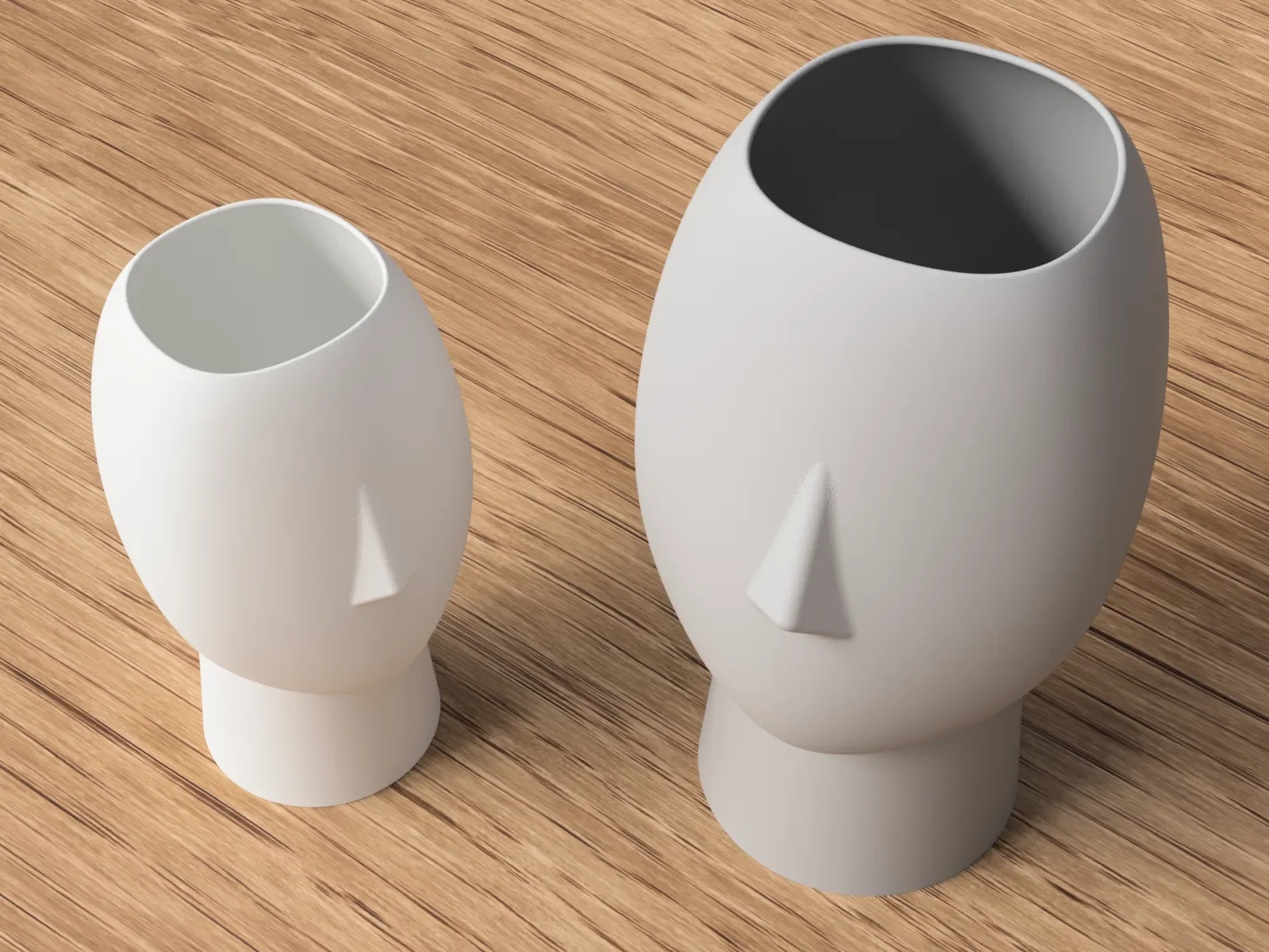 مزهرية الملامح العصرية (Modern Face Vase) — لمسة فنية نحتية