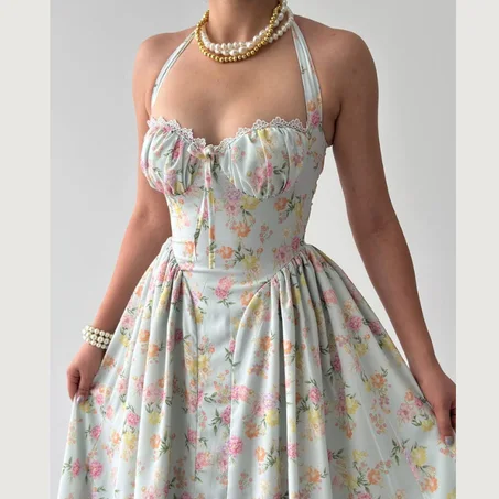 Robe maxi florale