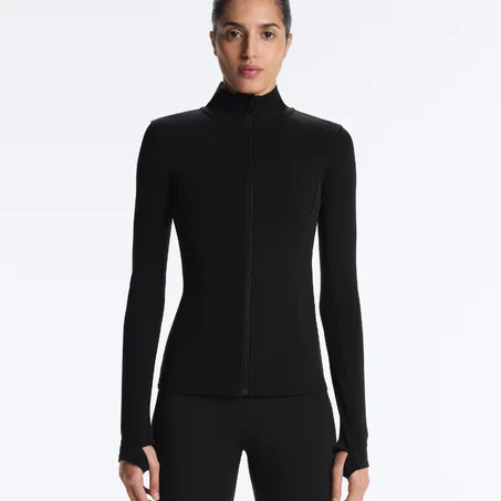 Veste OYSHO Active Sculpt – Col Montant & Coupe Cintrée