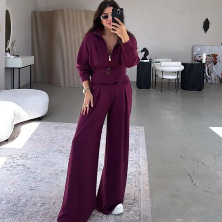 Ensemble Tailleur Zip & Belt