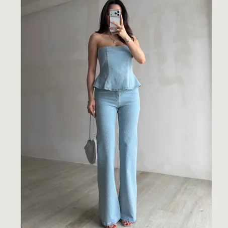 Ensemble Crystal Denim