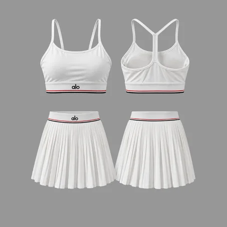 Ensemble ALO Activewear – Brassière & Jupe Tennis