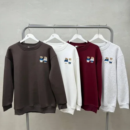 Sweat Oversize Teddy Brodé