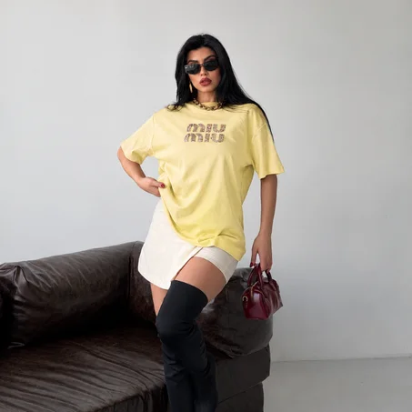 T-shirt Oversized - MIU MIU
