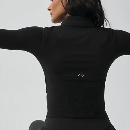 Veste ALO Fitness Sculpt – Silhouette Ajustée & Tissu Stretch