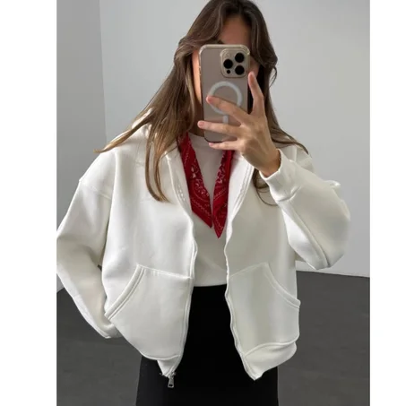 Veste Zippee oversize