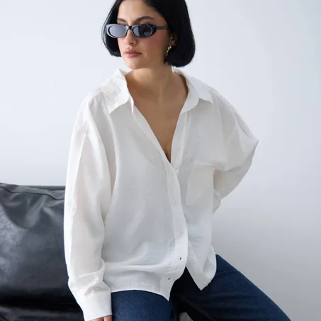 Chemise oversize en Lin