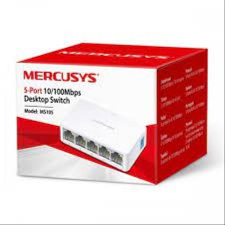 Mercusys MS105 5-Port 10/100Mbps Desktop Switch