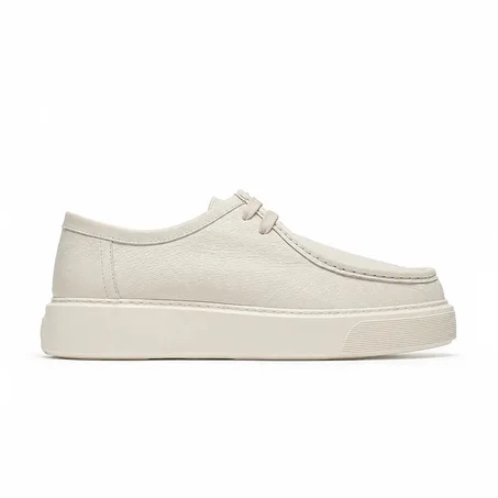 Derby Cuir Grainé Plateforme