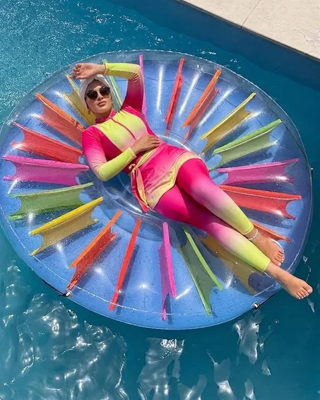 Burkini Multicolore Élégance– Collection Évasion