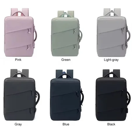 Sac à Dos PC Portable & Voyage – Multifonction, Imperméable avec Port USB