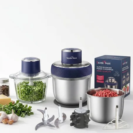 Hachoir moderne à viande et légumes (3 tasses)