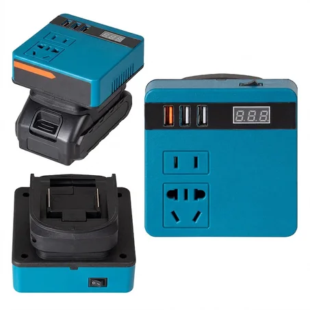 Station d'alimentation portable rechargeable | Prise secteur + plusieurs ports USB