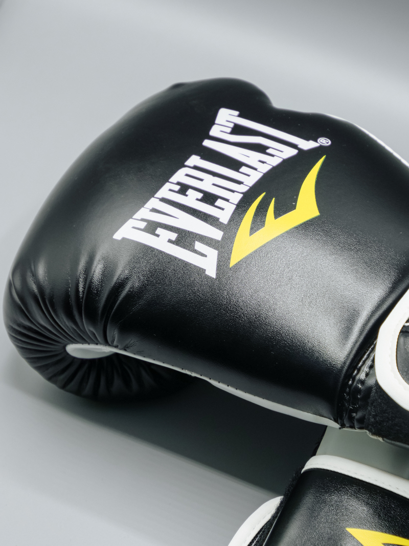 NEW Pack Everlast Noir : Gants Everlast + Bandes + Protège dents fafa Noir