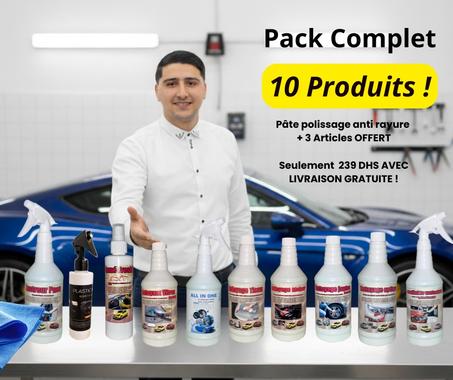 Pack complet 10 + pâte de polissage + 3 Articles gratuits