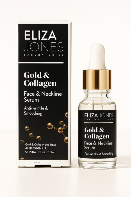 Eliza Jones Gold-Collage-Serum Visage Et Cou 10ml