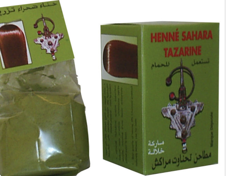 Henné Sahara Tazarine 100g pour le cheveux