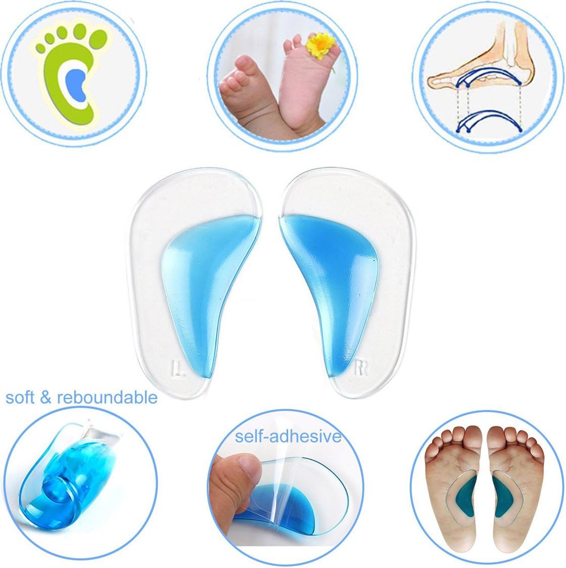 دعامات تقوس القدم للأطفال  (أقل من 10 سنوات)