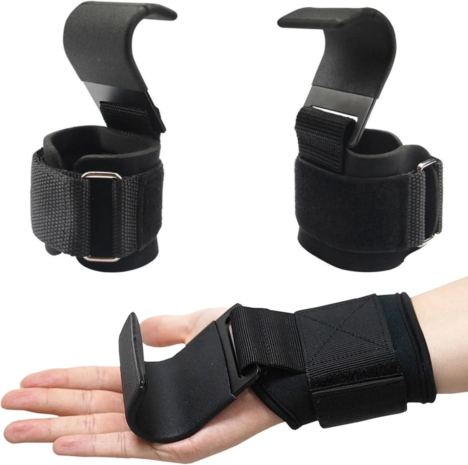 خطافات لرفع الأثقال قطعتين