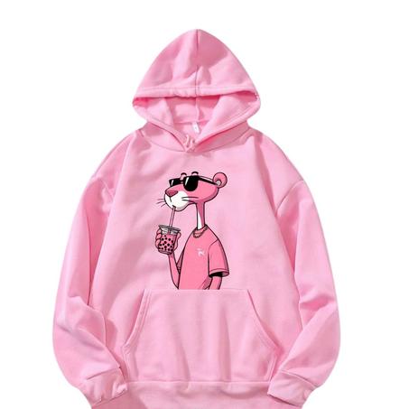 Sweat à capuche Pink panther