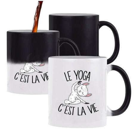 Mug magique yoga c'est la vie