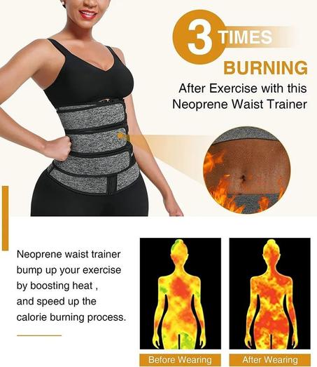 حزام حراري للياقة البدنية لشد ونحت الخصر