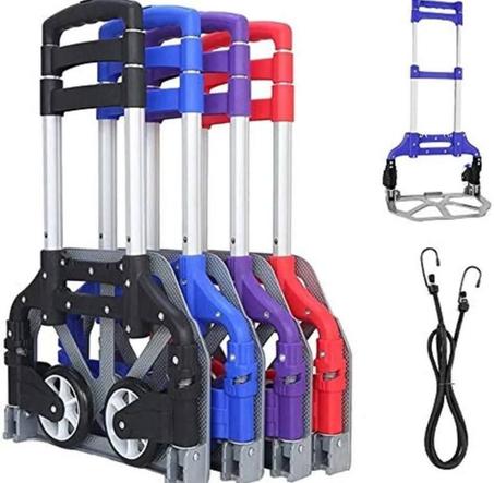 عربة يدوية محمولة قابلة للطي من الألومنيوم