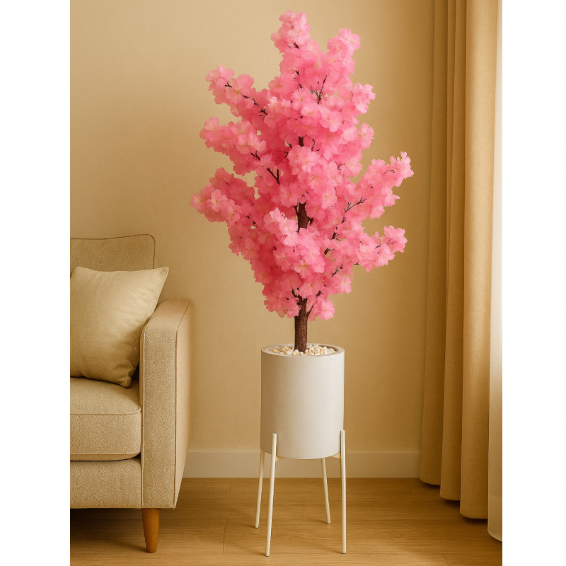 شجرة الكرز الوردية – ديكور فاخر بدون عناء