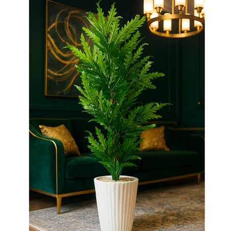 باك مكون من شجرة فيلوديندرون سيلوم 🌿 + نخلة  150 CM