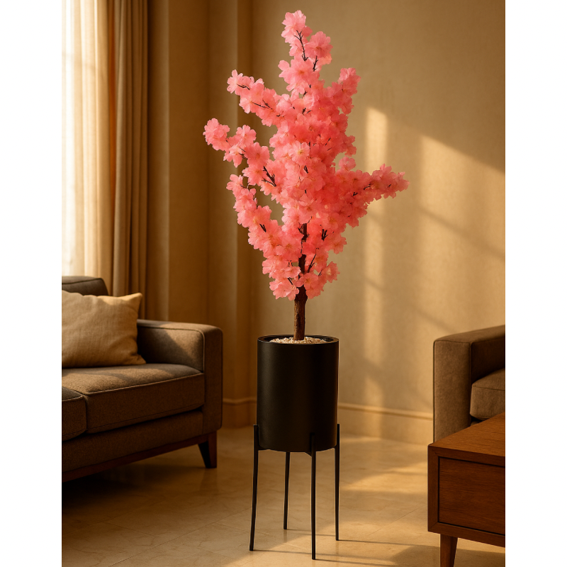 شجرة الكرز الوردية – ديكور فاخر بدون عناء