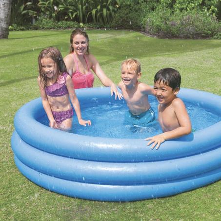 INTEX - Piscine ronde Ø 1.47M x H 33 cm - 3 boudins