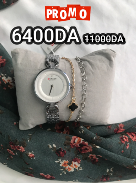 ORIGINAL Curren Montre Femme 9052 ARGENT