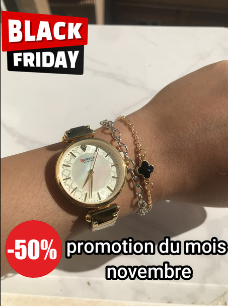 ORIGINAL Curren pour femme 9072 Argent 54