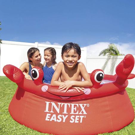 INTEX Piscinette autoportante crabe (ø)1,83 x (h)0,51m