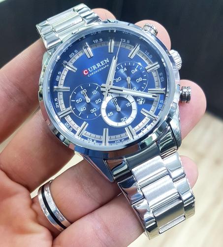 ORIGINAL Curren Montre À Quartz Pour Hommes Acier Inoxydable