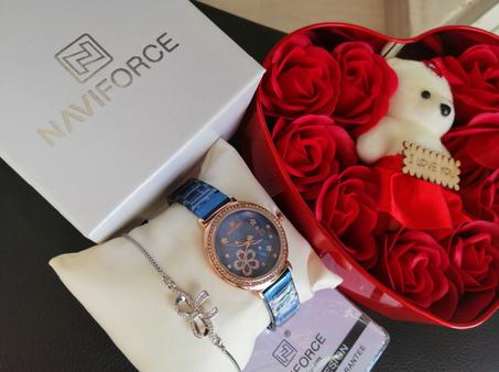ORIGINAL NAVIFORCE montres pour femmes avec Coffre Cadeaux + bracelet