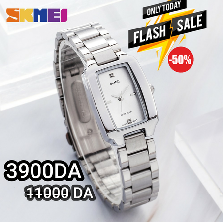 ORIGINAL Skmei — montre de luxe pour femmes argent 1400