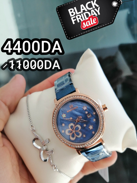 ORIGINAL NAVIFORCE Montre Femme Bleu