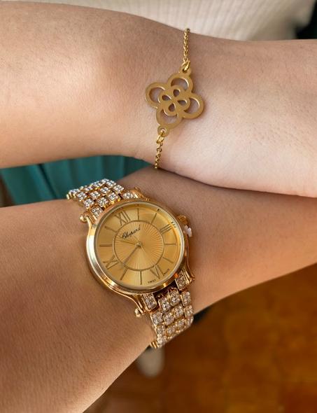 MONTRE LEOPARD POUR FEMME AVC BRACELET ET COLLIER NW